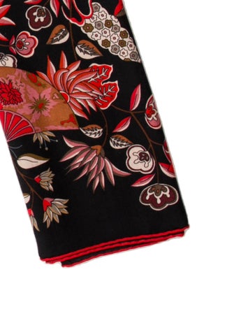 Hermès Fleurs et Papillons de Tissus Cashmere Shawl