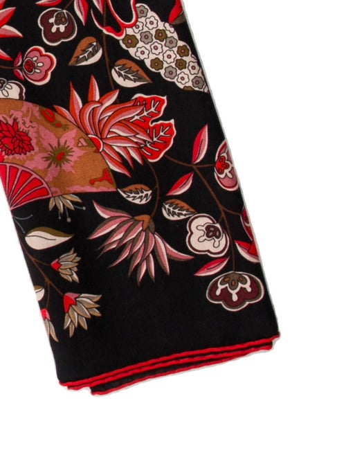 Hermès Fleurs et Papillons de Tissus Cashmere Shawl