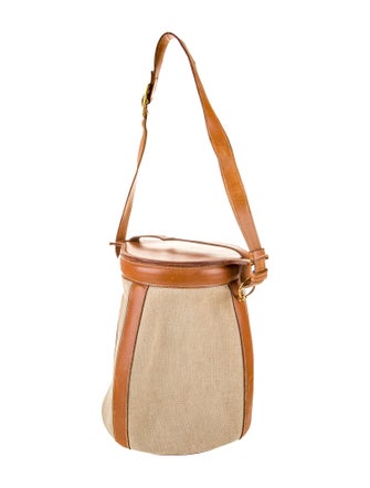 Hermès Toile Farming Basket Bucket Bag