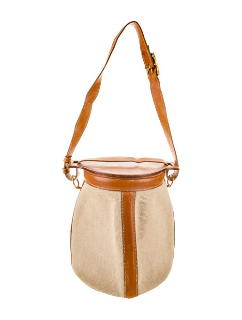 Hermès Toile Farming Basket Bucket Bag