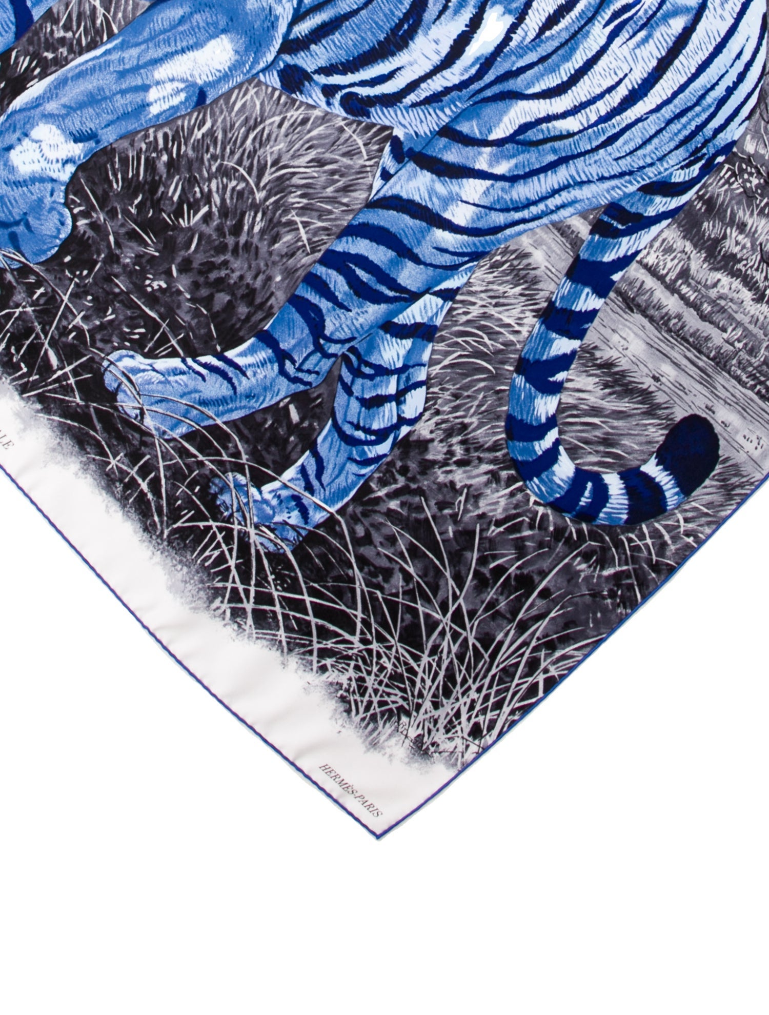 Hermès Tigre Du Bengale Silk Scarf