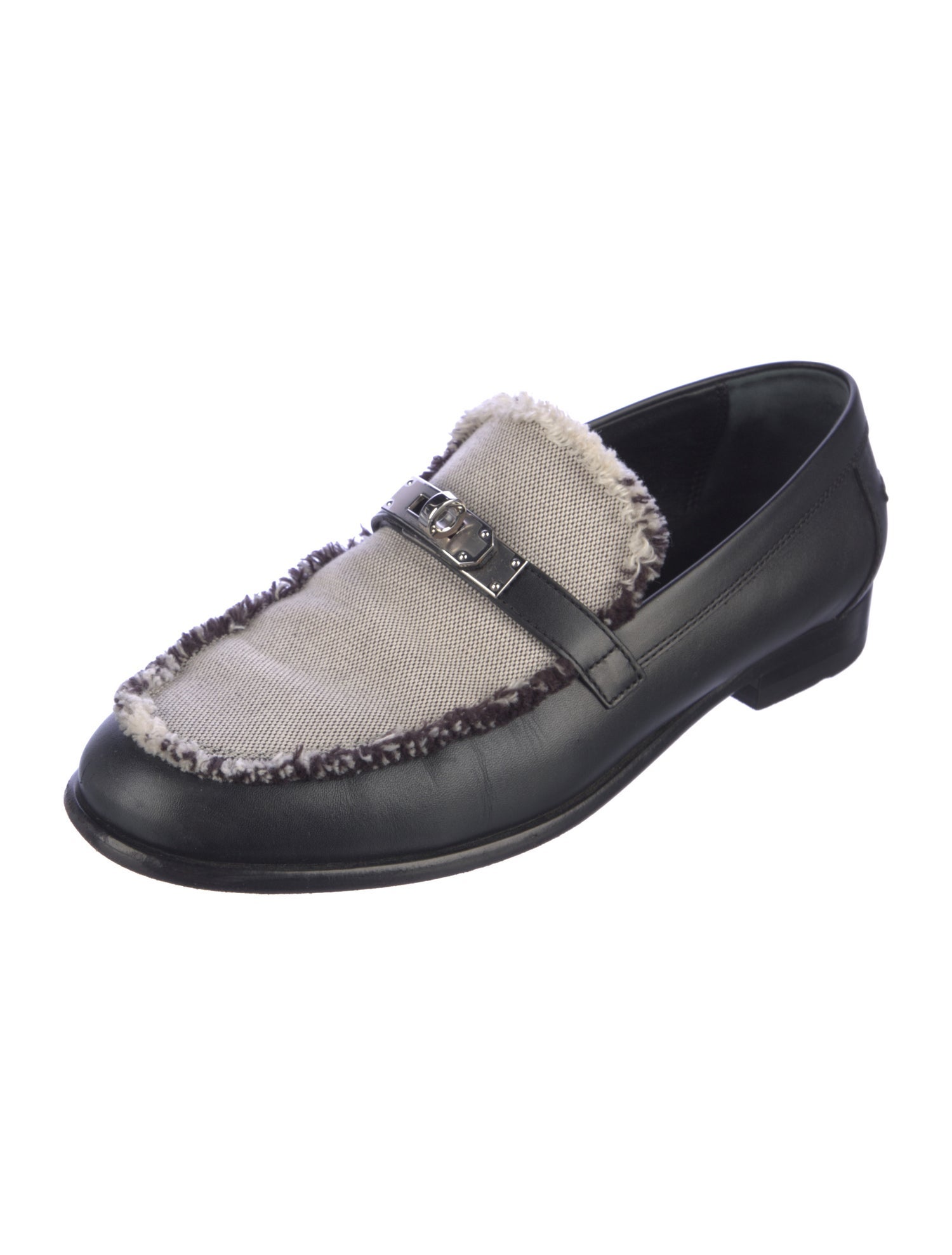 Hermès Destin Leather Loafers