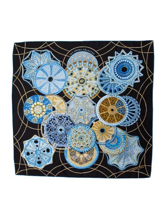 Hermès Les Dômes Célestes Silk Scarf