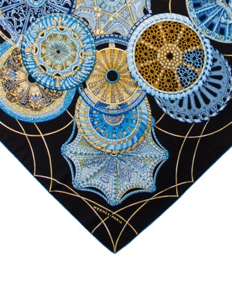 Hermès Les Dômes Célestes Silk Scarf