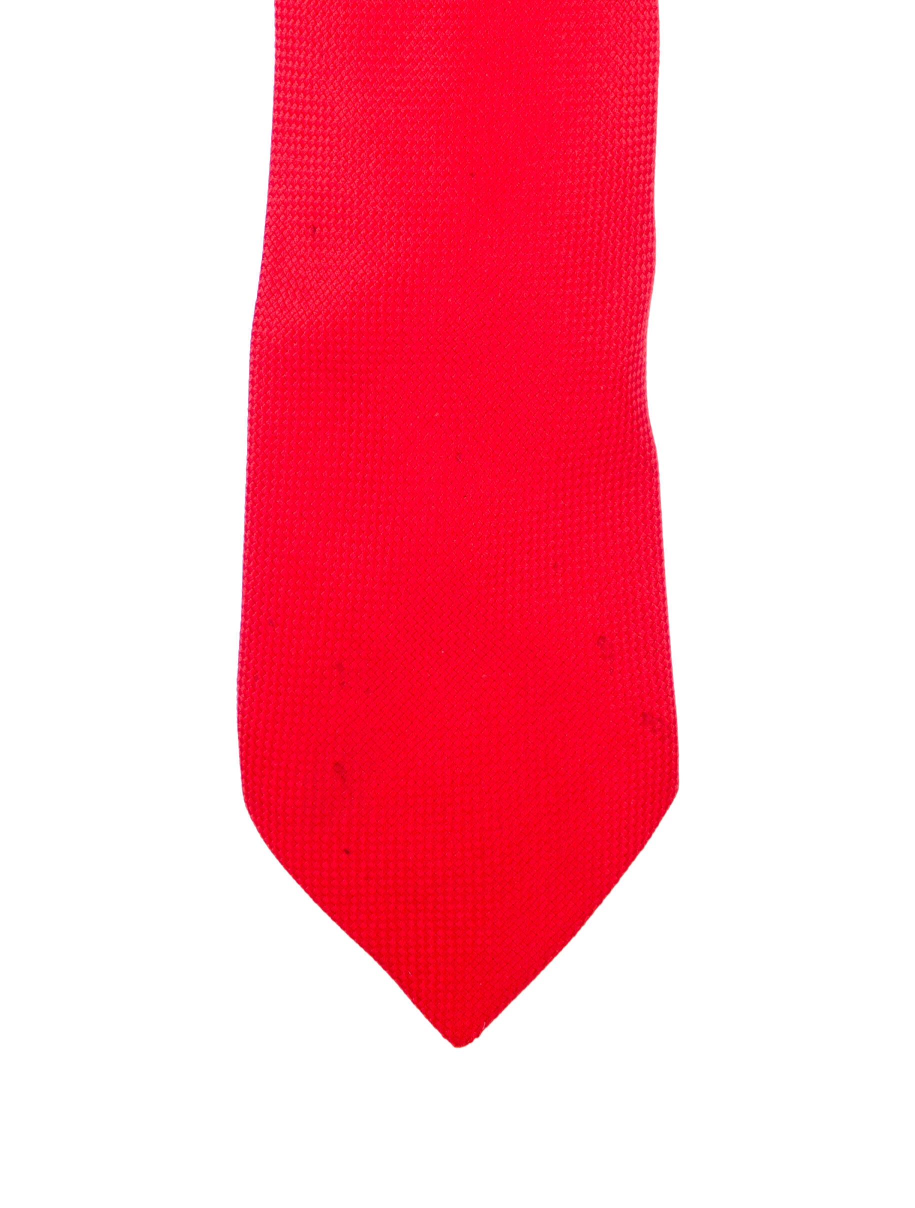 Hermès Solid Silk Tie