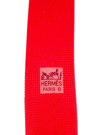 Hermès Solid Silk Tie