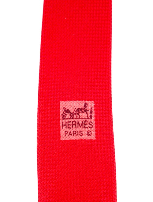Hermès Solid Silk Tie