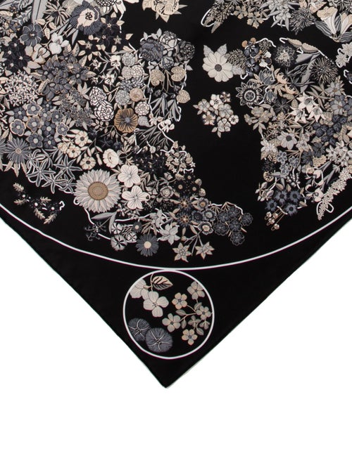 Hermès Planifleurs Silk Scarf