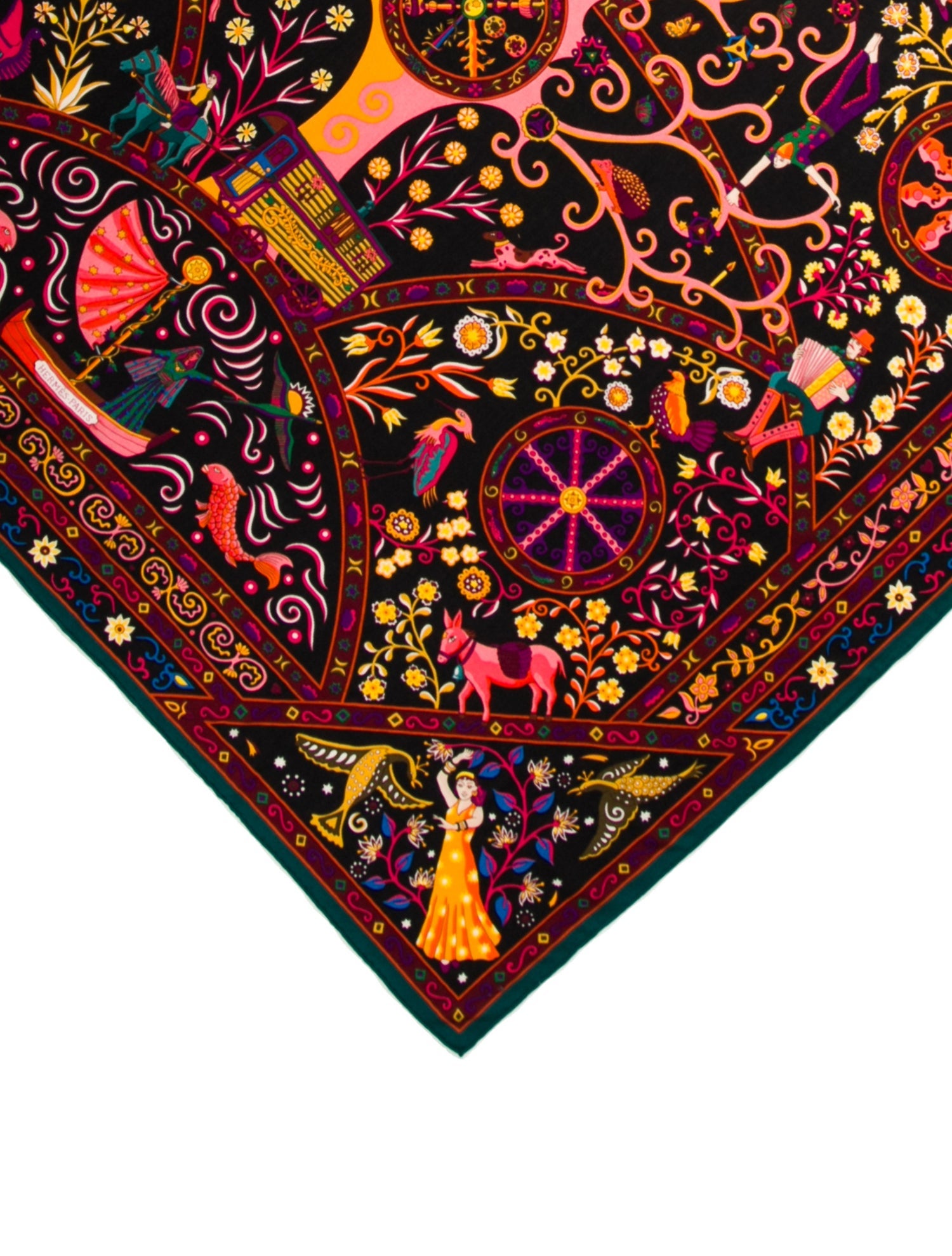 Hermès Peuple du Vent Cashmere Shawl Cashmere Shawl