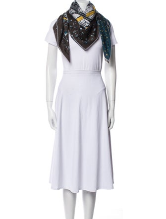 Hermès Faubourg Party 100 Cashmere Scarf