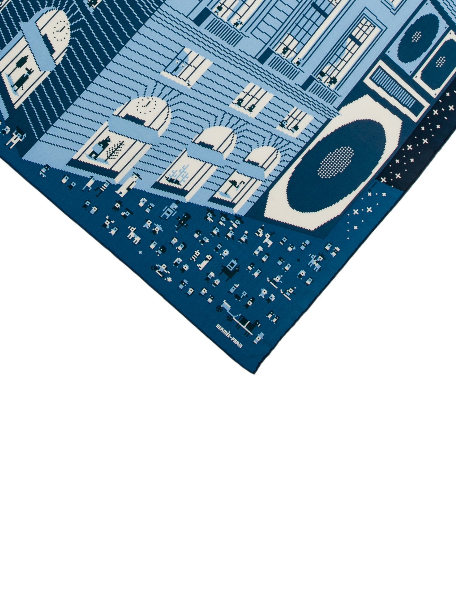 Hermès Faubourg Party 100 Cashmere Scarf w/ Tags