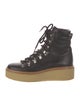 Hermès Discovery Leather Combat Boots