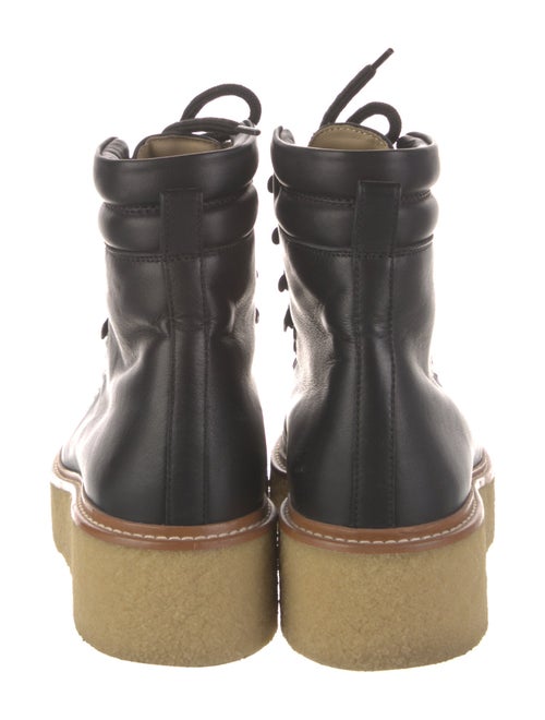 Hermès Discovery Leather Combat Boots