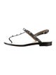 Hermès Olivia Leather T-Strap Sandals