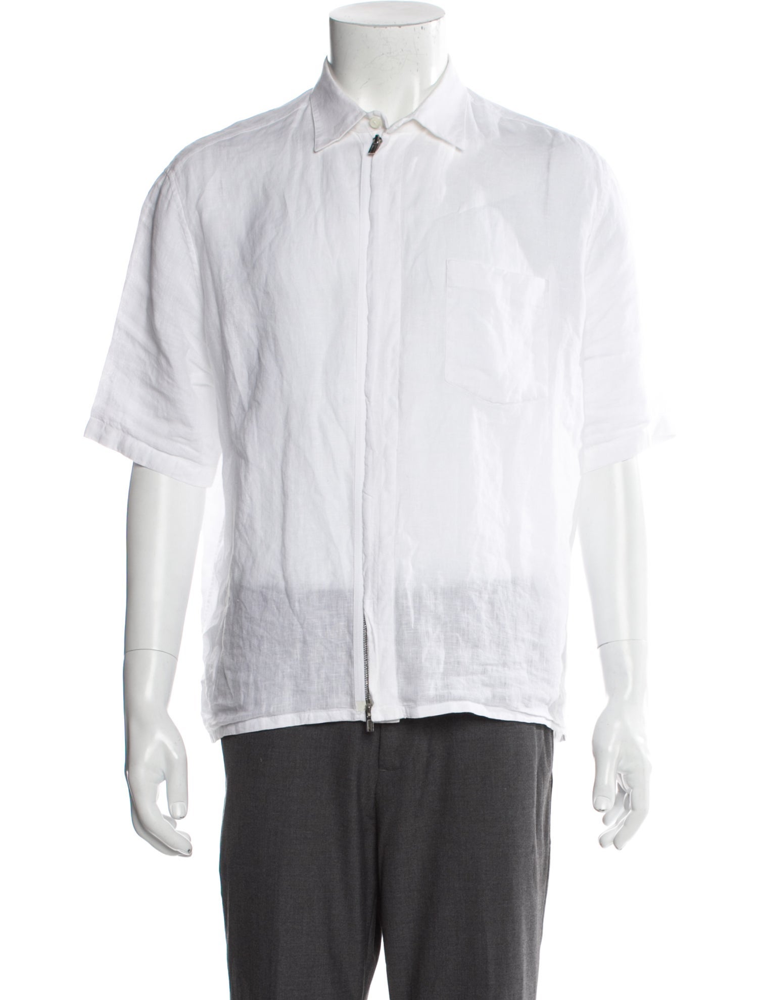 Hermès Linen Short Sleeve Shirt