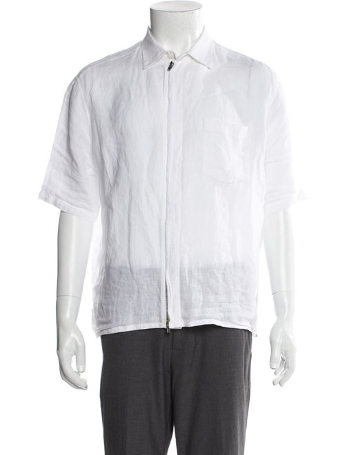 Hermès Linen Short Sleeve Shirt