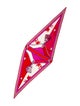 Hermès Harnais Francais Remix Losange Silk Triangle Scarf