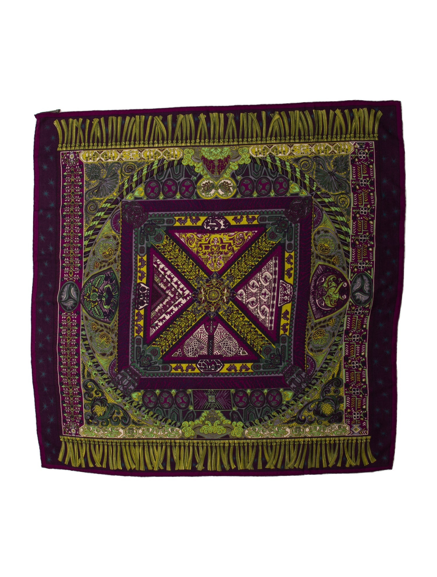 Hermès Sur Un Tapis Volant Silk Scarf