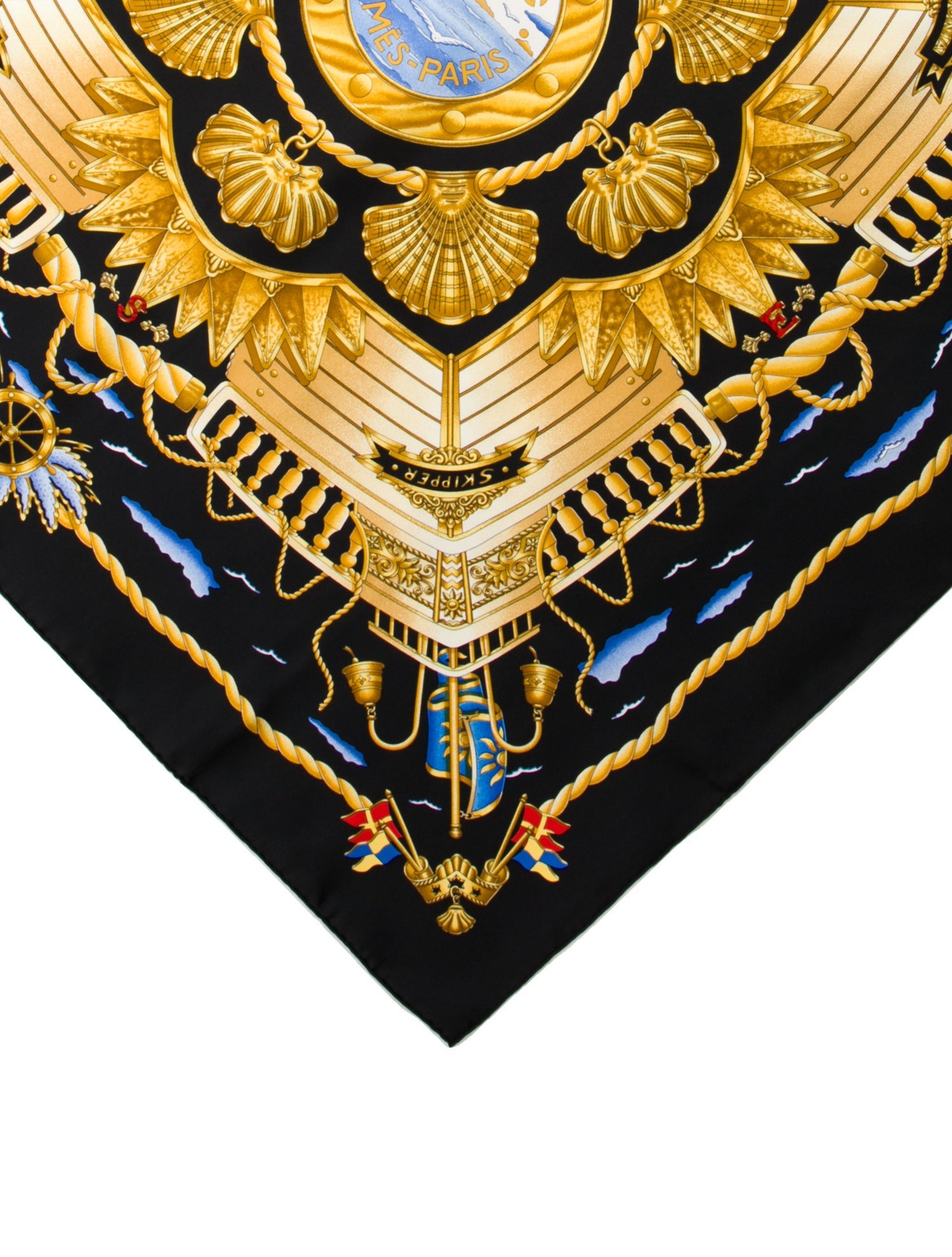 Hermès Railing Silk Scarf