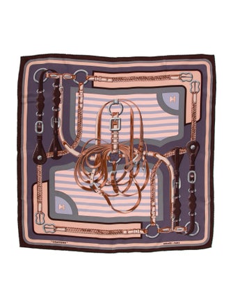 Hermès Coaching Silk Scarf