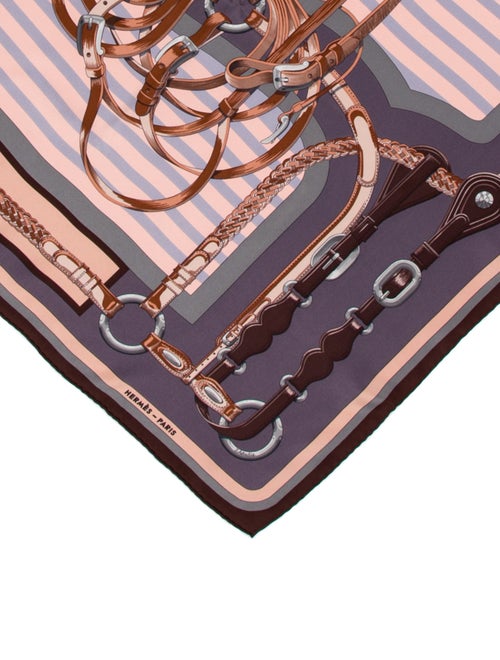 Hermès Coaching Silk Scarf