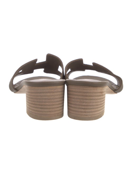 Hermès Oasis Leather Slides