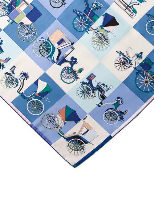 Hermès Voitures Exquises Silk Scarf