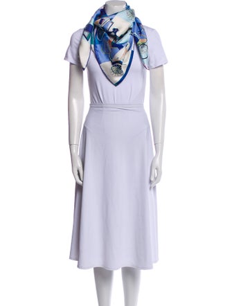 Hermès Voitures Exquises Silk Scarf