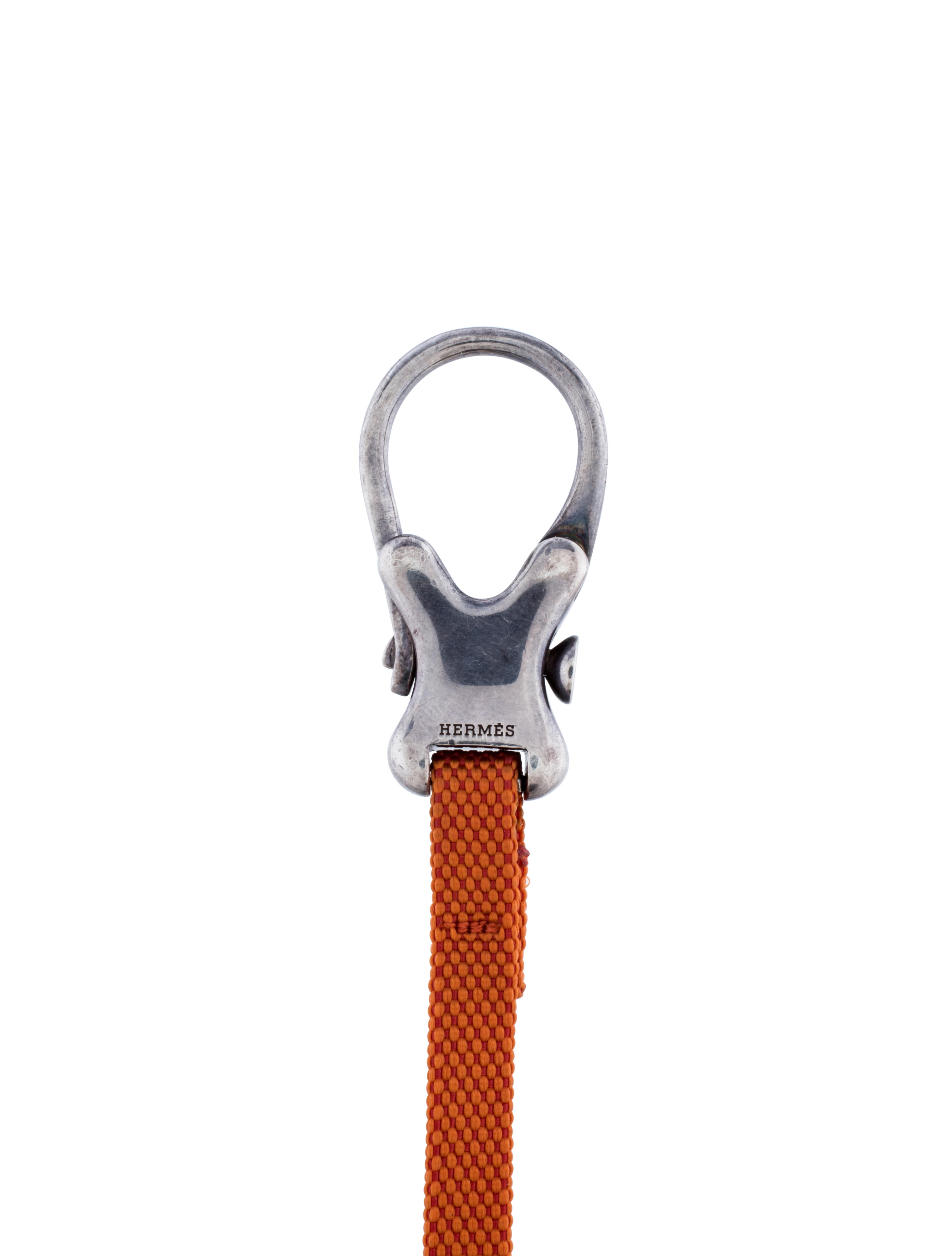 Hermès Sterling Valet Keychain Orange Keychains, Accessories HER78093 The RealReal