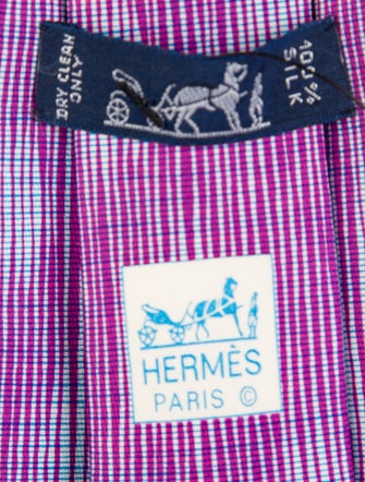Hermès Silk Pattern Tie
