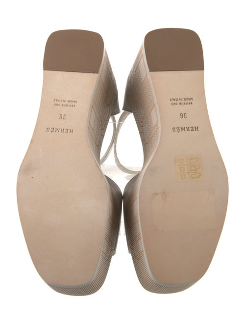 Hermès Illusion 35 Leather Sandals