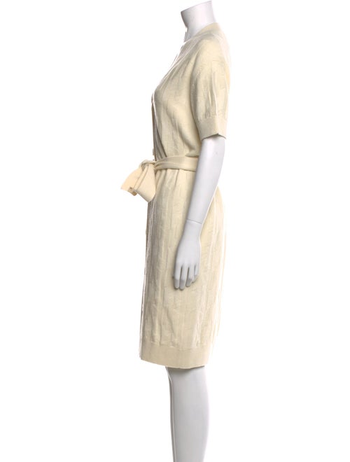Hermès Virgin Wool Knee-Length Dress