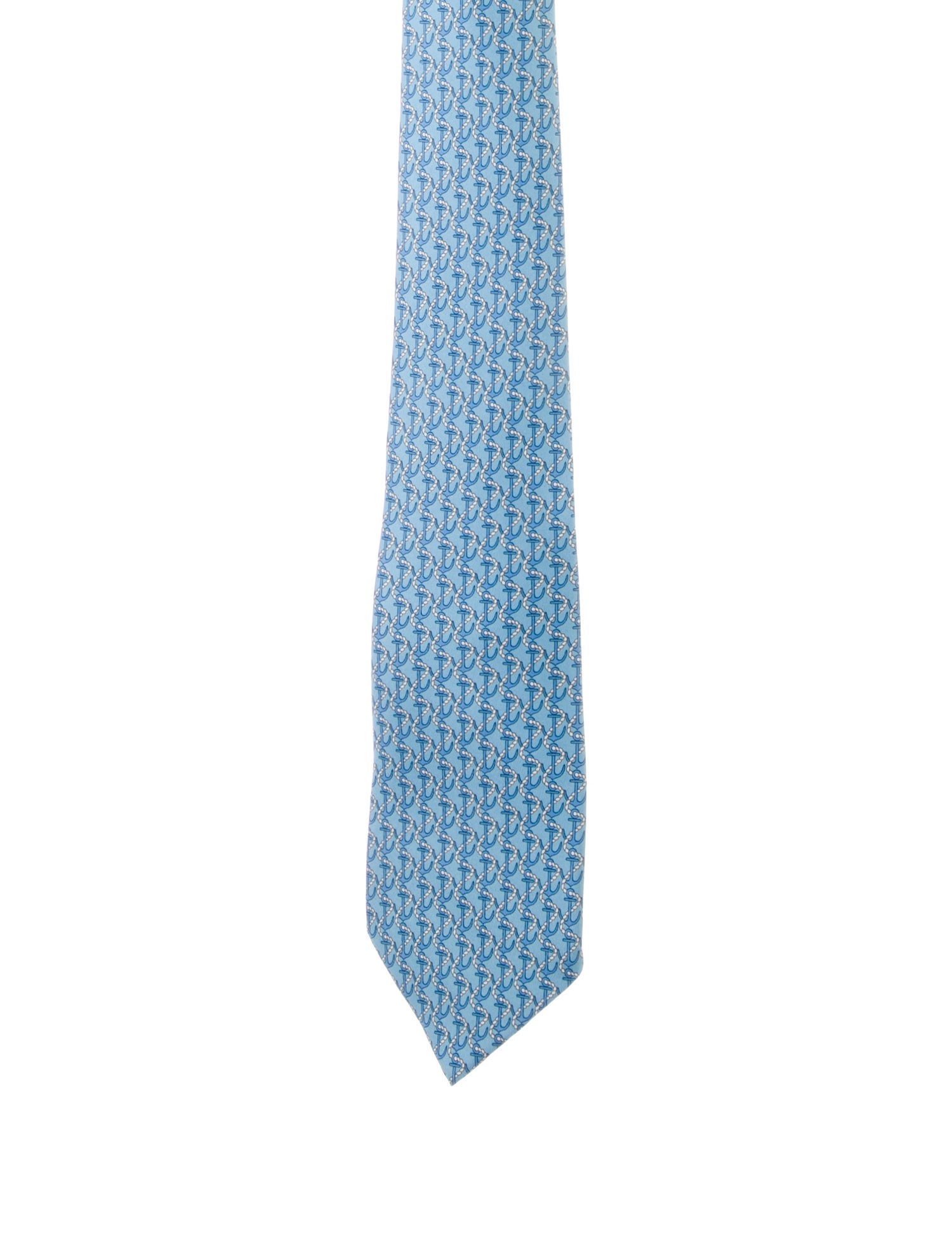 Hermès Pattern Silk Tie