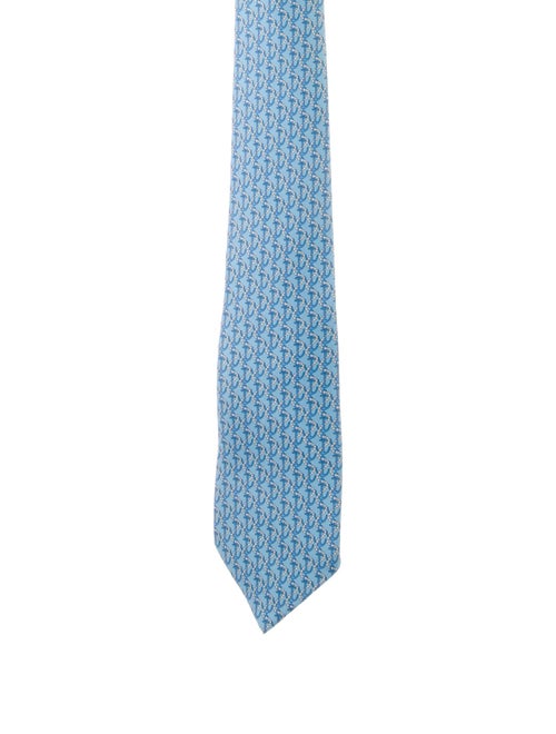 Hermès Pattern Silk Tie