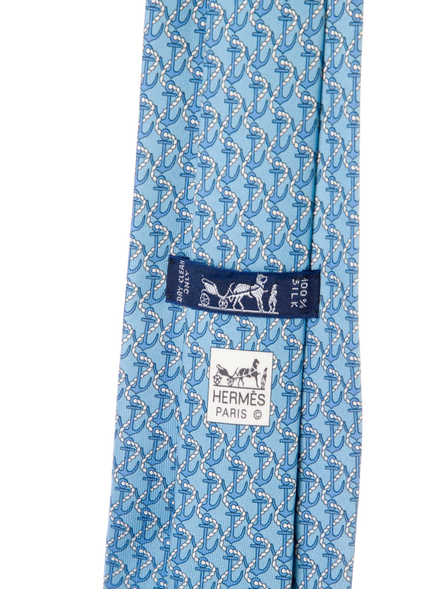 Hermès Pattern Silk Tie