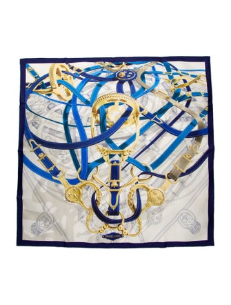 Hermès Cavalcadour Voltigeur Silk Scarf