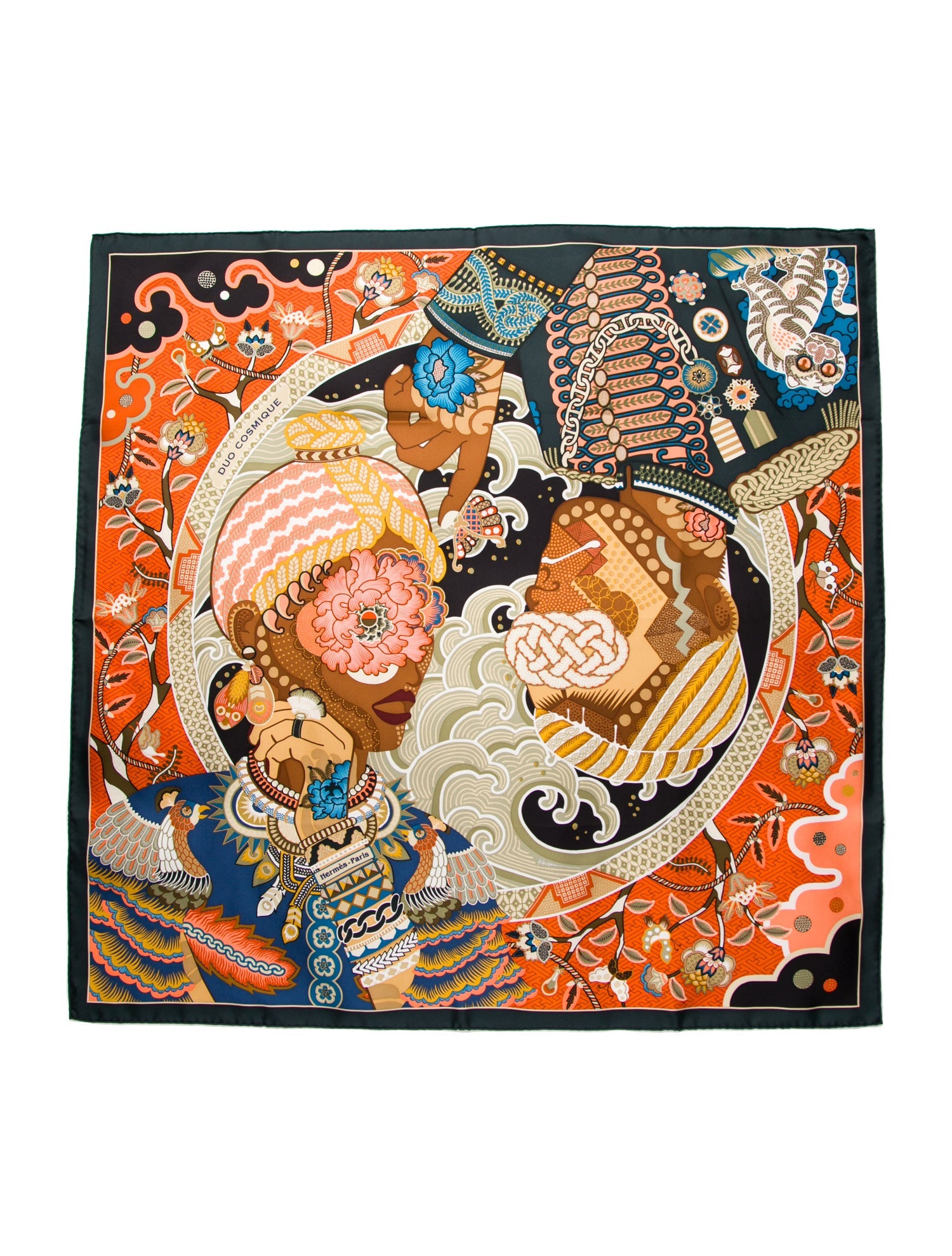 Hermès Duo Cosmique Silk Scarf