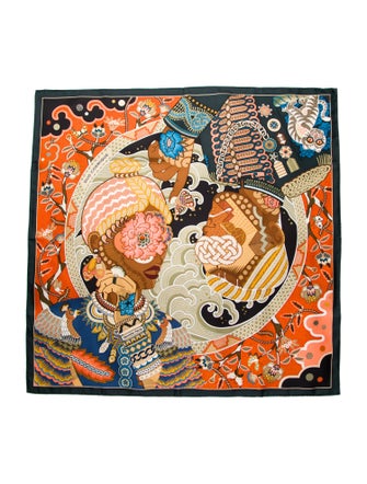 Hermès Duo Cosmique Silk Scarf