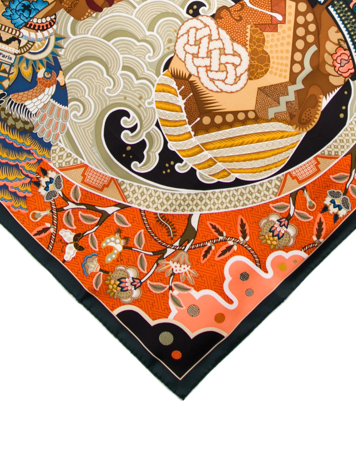 Hermès Duo Cosmique Silk Scarf