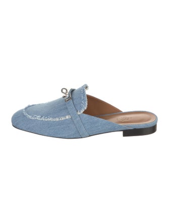 Hermès Oz Denim Mules