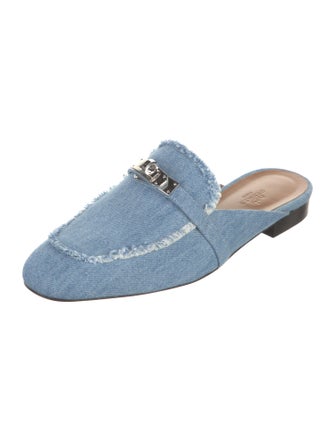 Hermès Oz Denim Mules