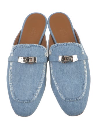 Hermès Oz Denim Mules