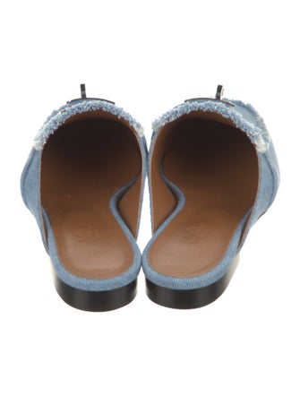 Hermès Oz Denim Mules