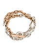 Hermès Two-Tone Chain d'Ancre Double Tour Bracelet