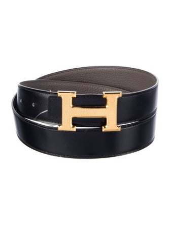Hermès Reversible 32 mm H Guilloché Belt Kit