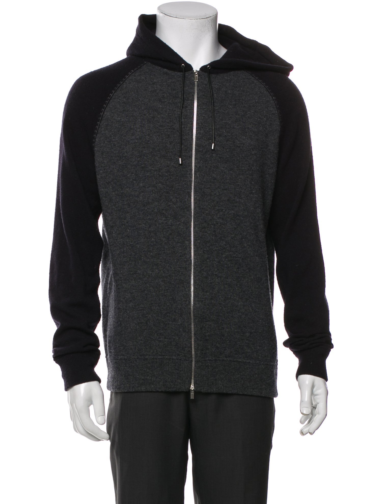 Hermès Wool Mock Neck Cardigan