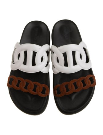 Hermès Extra Chaîne d'Ancre Insignia Slides