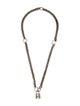 Hermès Cadenas Kelly Lock Curb Chain Necklace