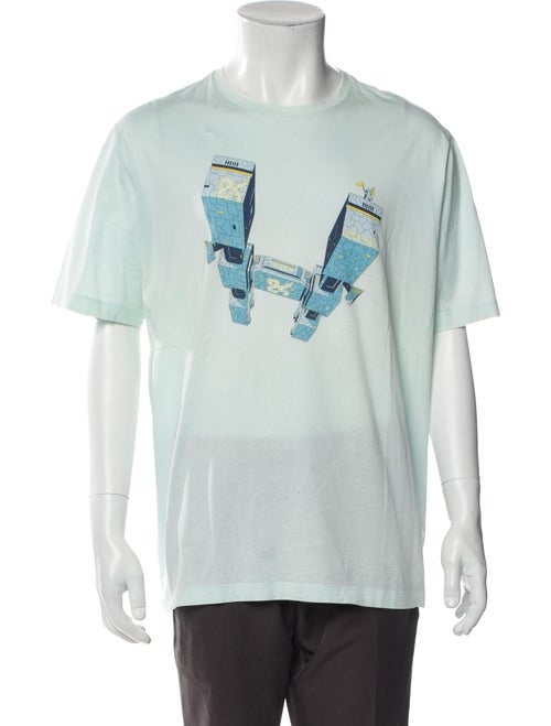 Hermès Graphic Print Crew Neck T-Shirt