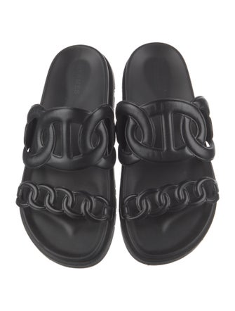 Hermès Extra Leather Slides